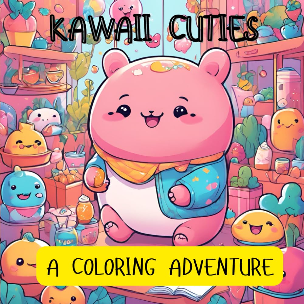 KAWAII CUTIES: A COLORING ADVENTURE