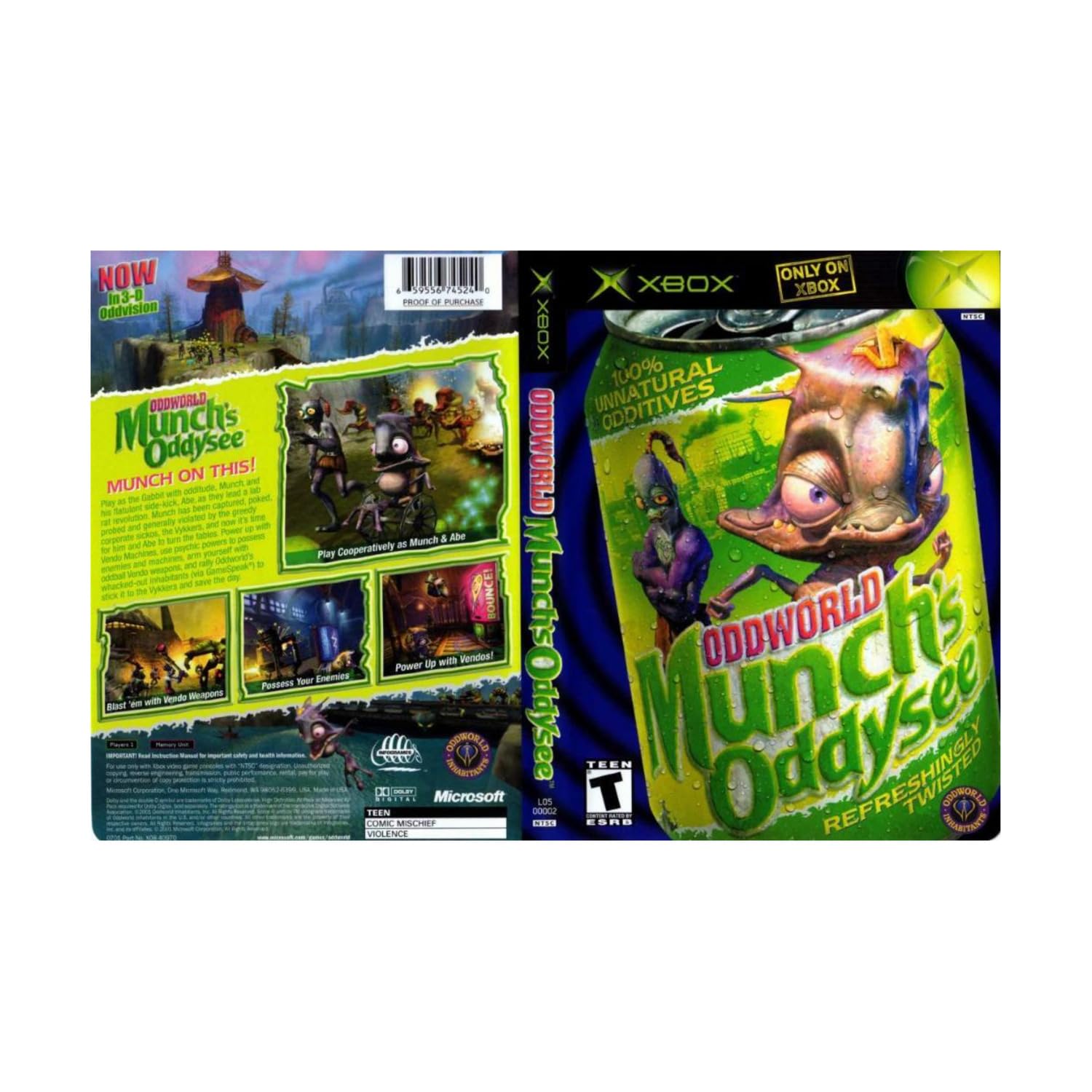 Amazon.com: Oddworld: Munch's Oddysee - Xbox : Unknown: Video Games