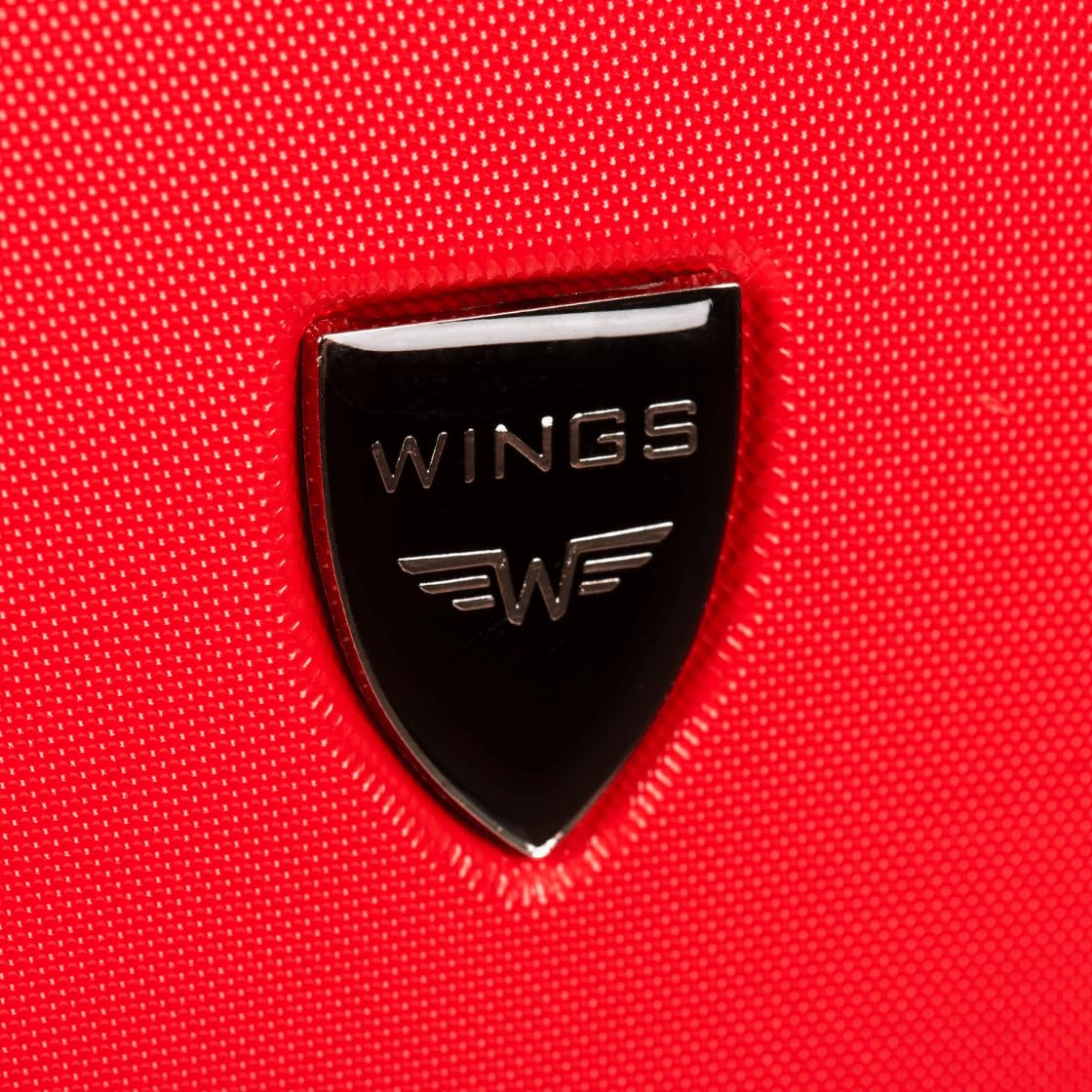 Wings twarda walizka na kółkach, lekka walizka podróżna na kółkach, z zamkiem i kółkami, pomarańczowy, SET 3, Walizka