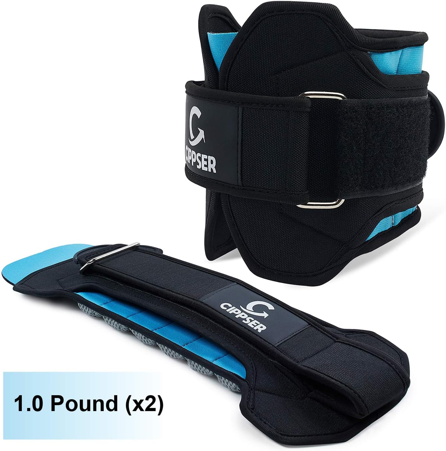 CIPPSER Premium Ankle Weights for Women & Men | Exercise Leg Weights Great for Glutes Workout, Running, Lifting, Jogging or Cardio | Choise of 1lb, 2lb, 2.5lb and 3lb Ankle Weight Sets