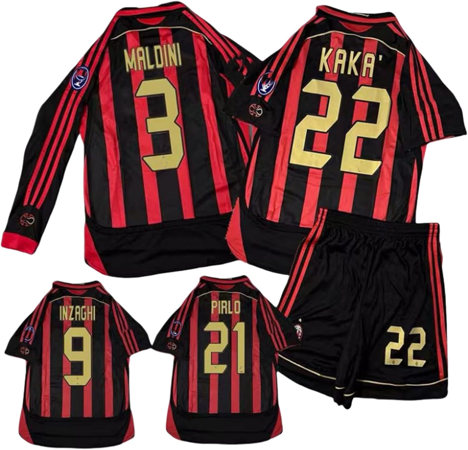 Amazon.co.jp: 復古 06-07 ACミラン 3番ポール・マルディーニ 9番