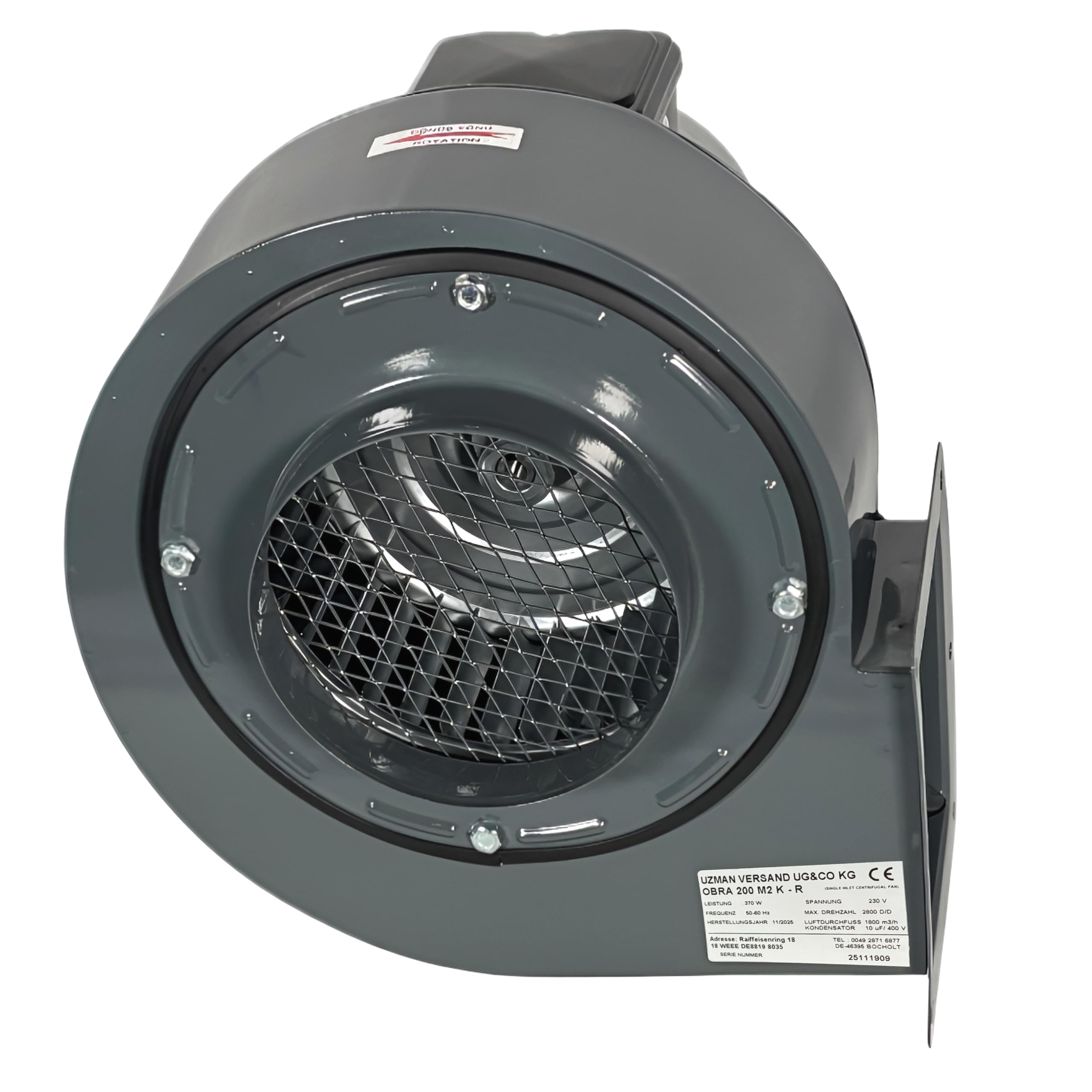 Ventilateur Tubulaire Radial Insonorisé Vortice CA IL Quiet – Jusqu'à 460 M³/h, Neuf