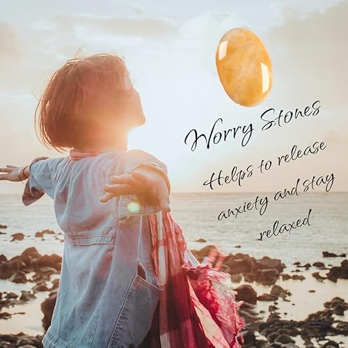 Miniatura 6 de ZHIYUXI Cristales de jade amarillo de 2.4 pulgadas, piedras preciosas de cristales y piedras, decoración de cristal, terapia de equilibrio de