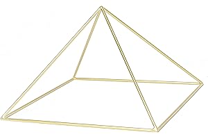 9.8in Copper Meditation Pyramid for Healing + E-Book