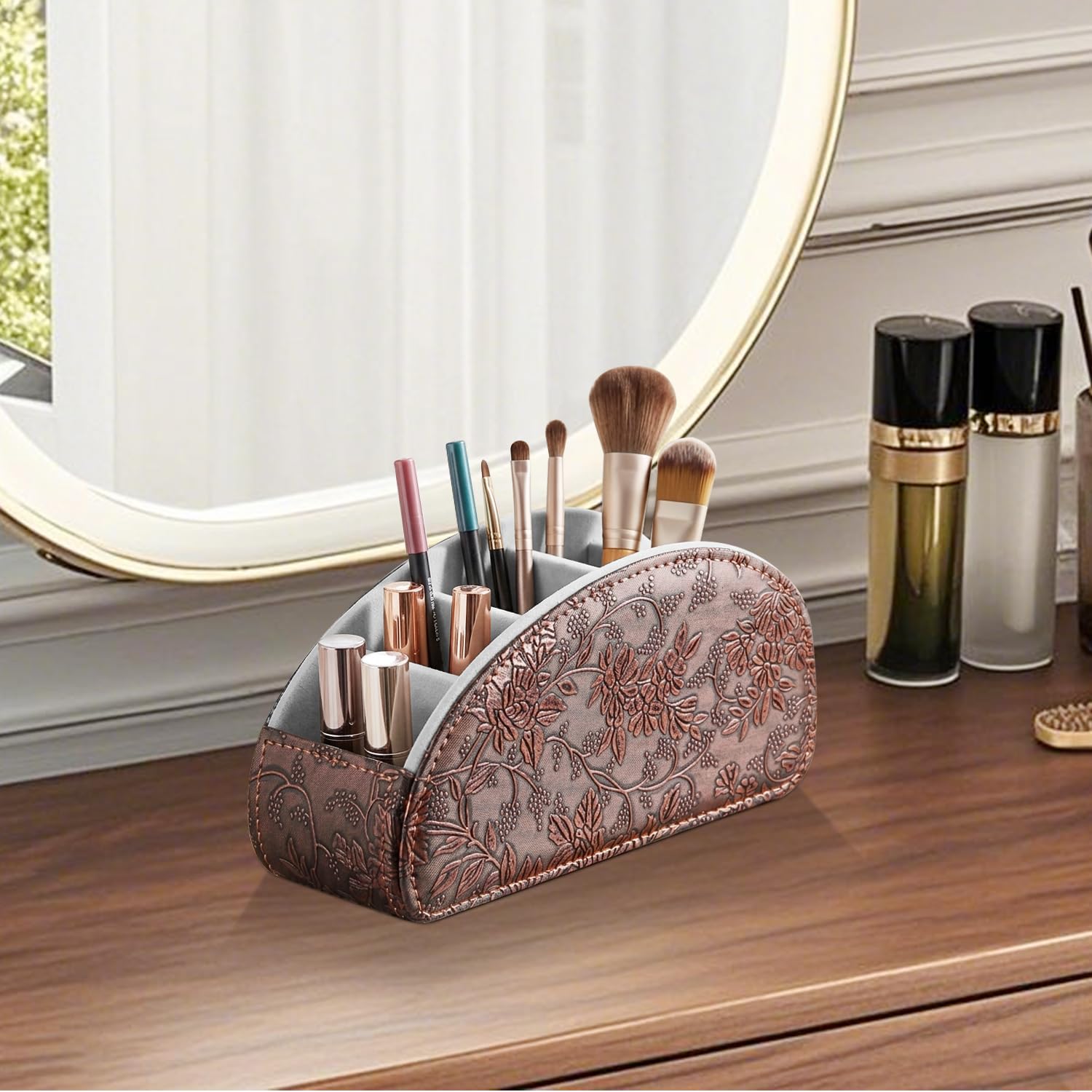 TV Remote Organizer - 5 Compartments -6