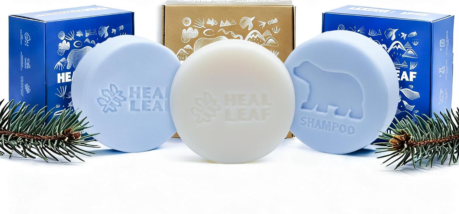 Solid Shampoo and Conditioner Bar Set – Botanical Hair & Scalp Care – Plant Extracts Complex, Natural pH – Eco-Friendly Travel Essential Wash & Care Set For All Hair Types