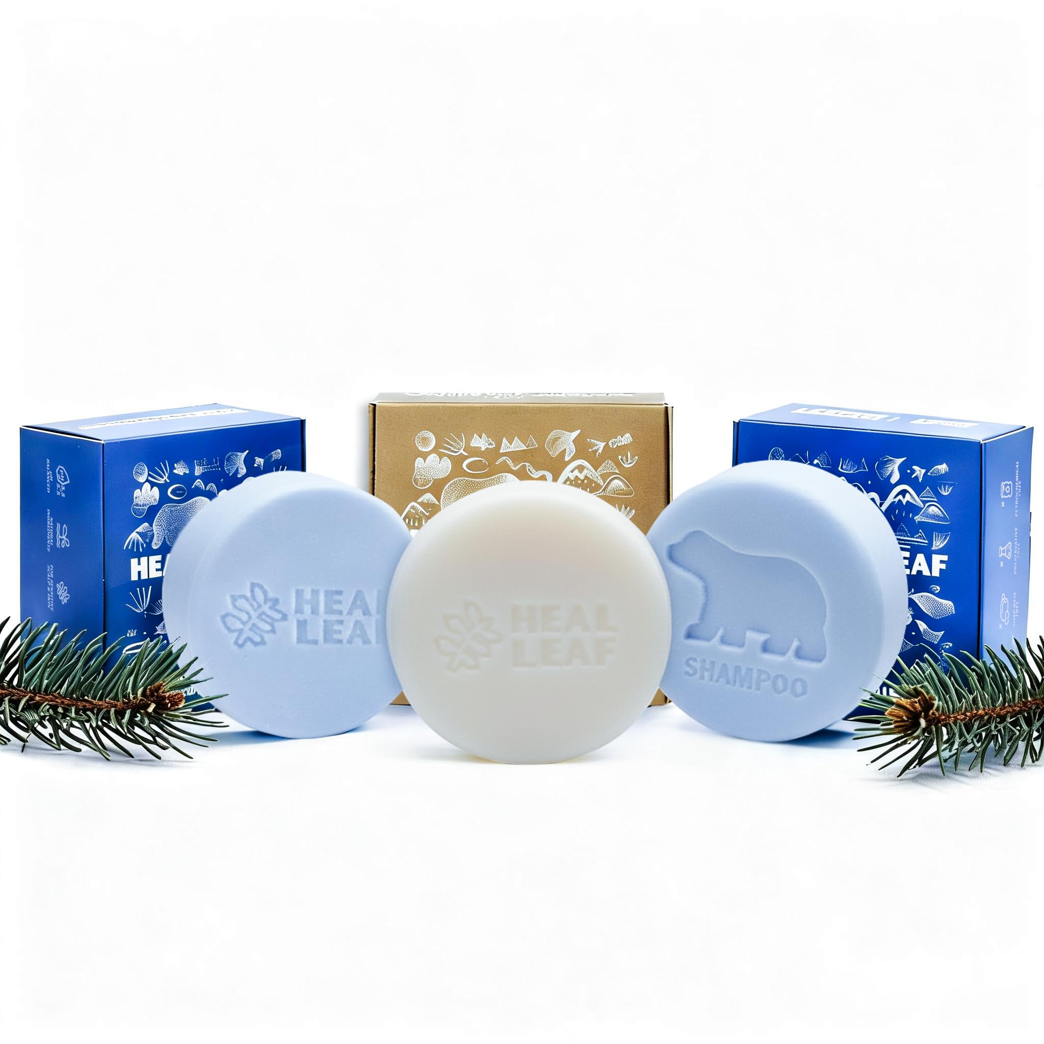 Solid Shampoo and Conditioner Bar Set – Botanical Hair & Scalp Care – Plant Extracts Complex, Natural pH – Eco-Friendly Travel Essential Wash & Care Set For All Hair Types