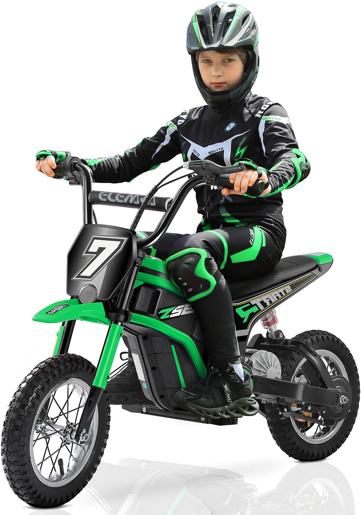 ELEMARA Electric Motorcycle, Green