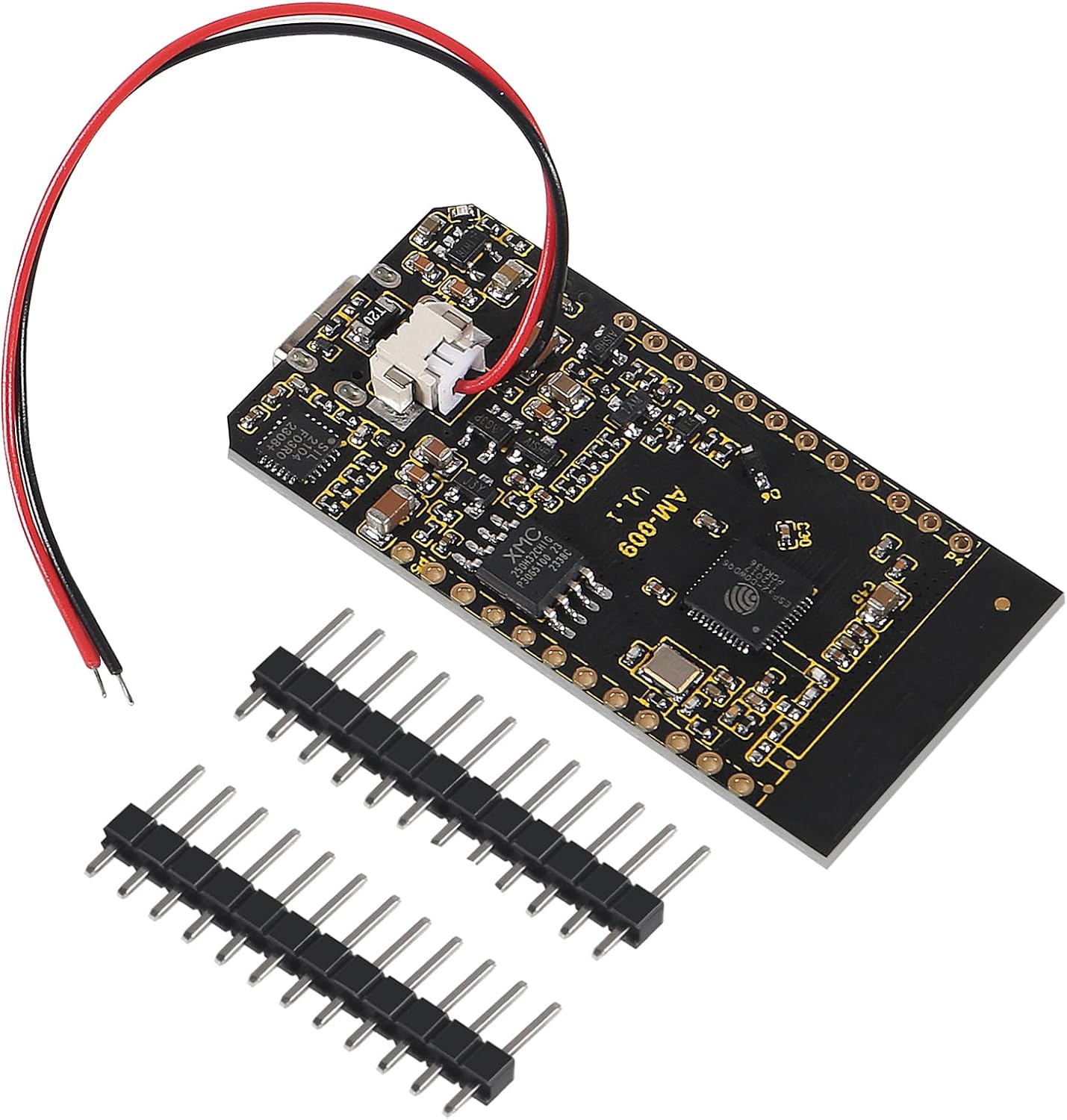 2Pcs T-Display 1.14" ESP32 Development Board WiFi and Bluetooth 1.14 Inch LCD Display Control 4MB LCD Wireless Controller Module for Arduino