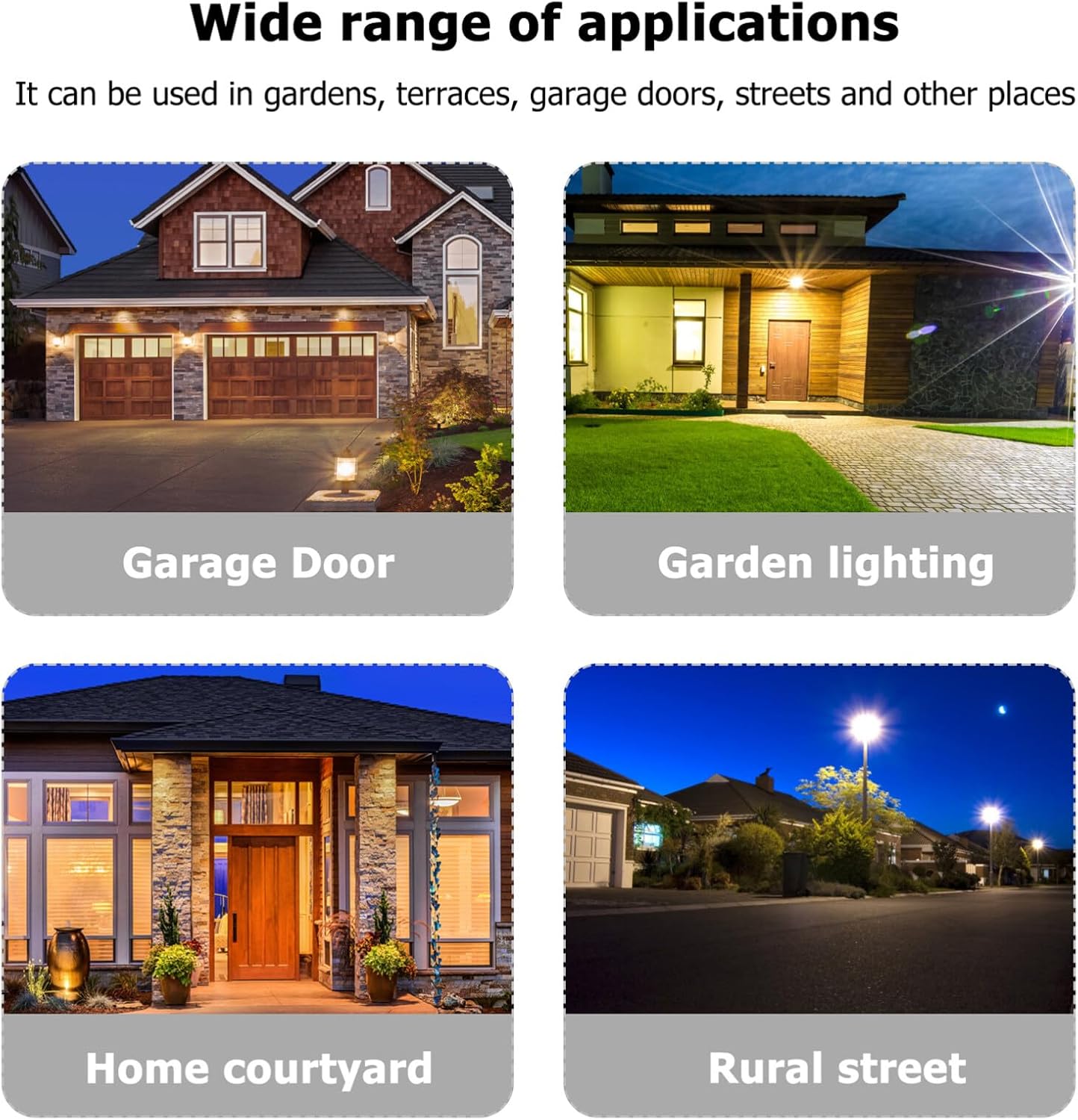 Uonlytech Outdoor Extension Cord Chain Solar Lights with Cord LED Solar Pendant Light for Garage Workshop Tool Room Lights Outdoor
