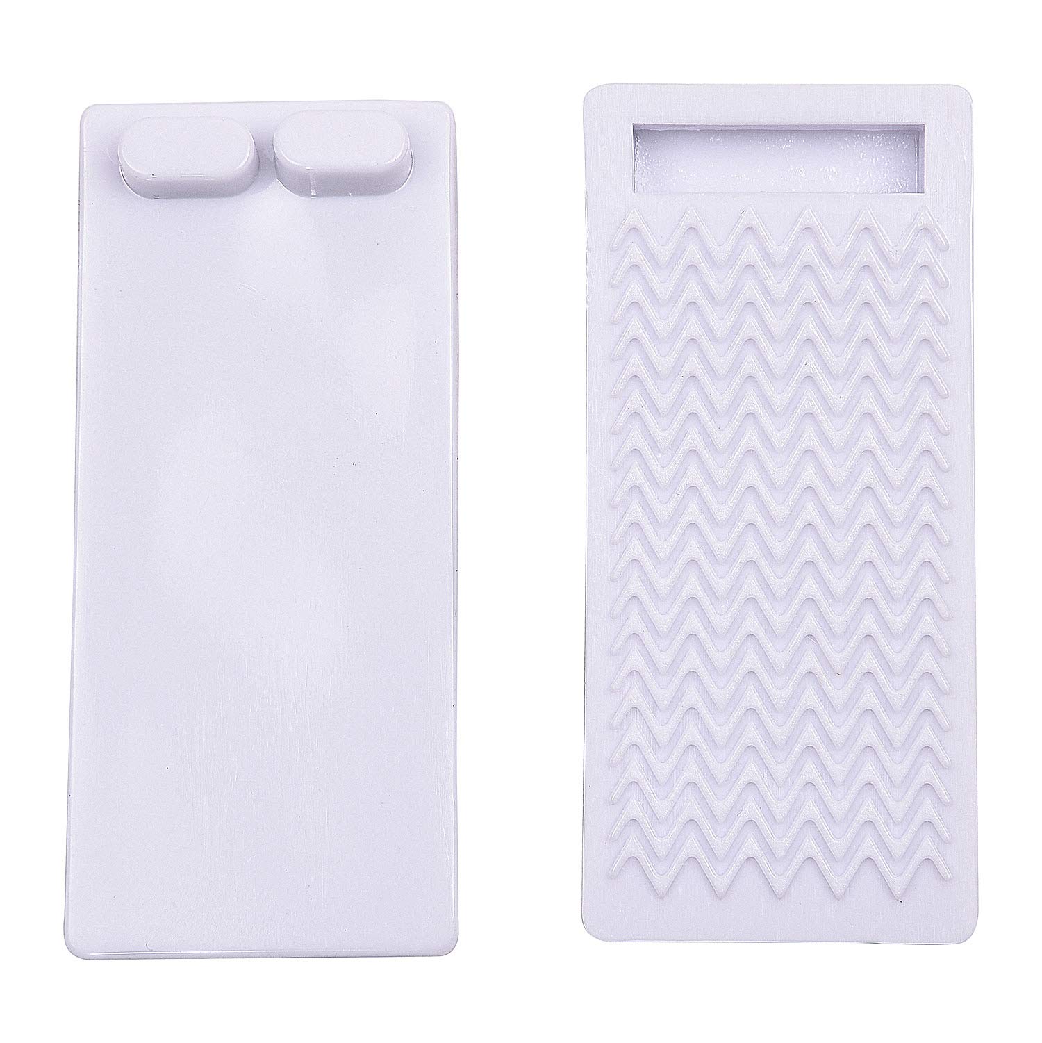 2pcs Baby Infant Safety Door Locks- Wedge Type Locks for Door Stopper (White)