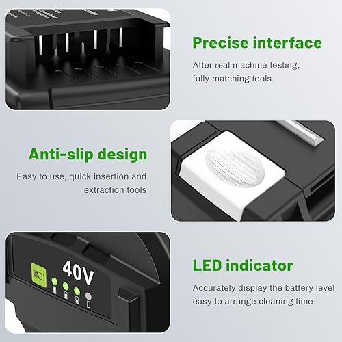 Miniatura 5 de ARyee 40V 6.0Ah OP4050A Reemplazo para Ryobi 40V Batería de litio OP4040 OP4015 OP4026 OP40201 OP40261 OP4030 OP40301 OP40401 OP40501 OP40601