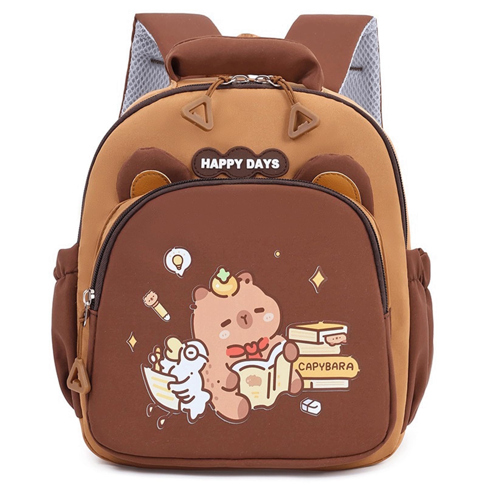 Capybara Backpack Cappy Barra Bag Kawaii Capivara Backpack Cute Kapibara Bag Capibara Mini Daypack(Capybara-1)
