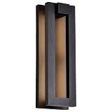 Sand Black 15 Inch LED Outdoor Wall Sconce by Nuvo – view 2