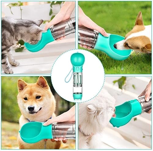 Miniatura 3 de Dispensador para mascotas, de alimento y agua con bolsas para desechos (11)