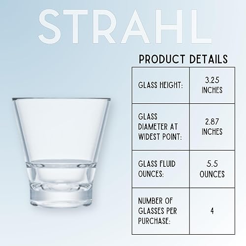 Miniatura 2 de Strahl 71005 CapellaStack - Vasos de 5 onzas, juego de 4 unidades