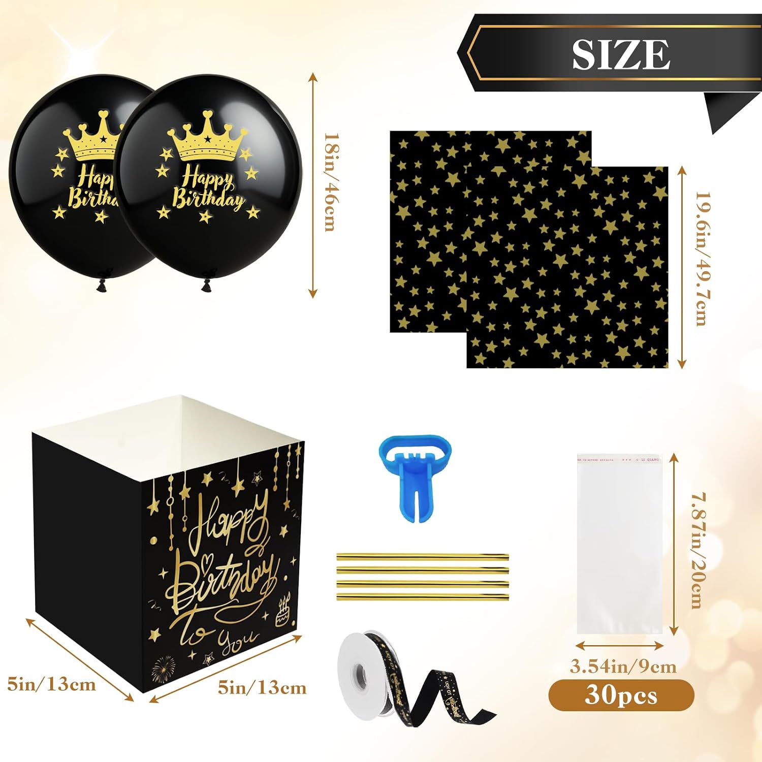Pull Birthday Money Box Balloon Money Surprise Box Funny Pull Cash Surprise Kit for Birthday Party Cash Gift Supplies image 2