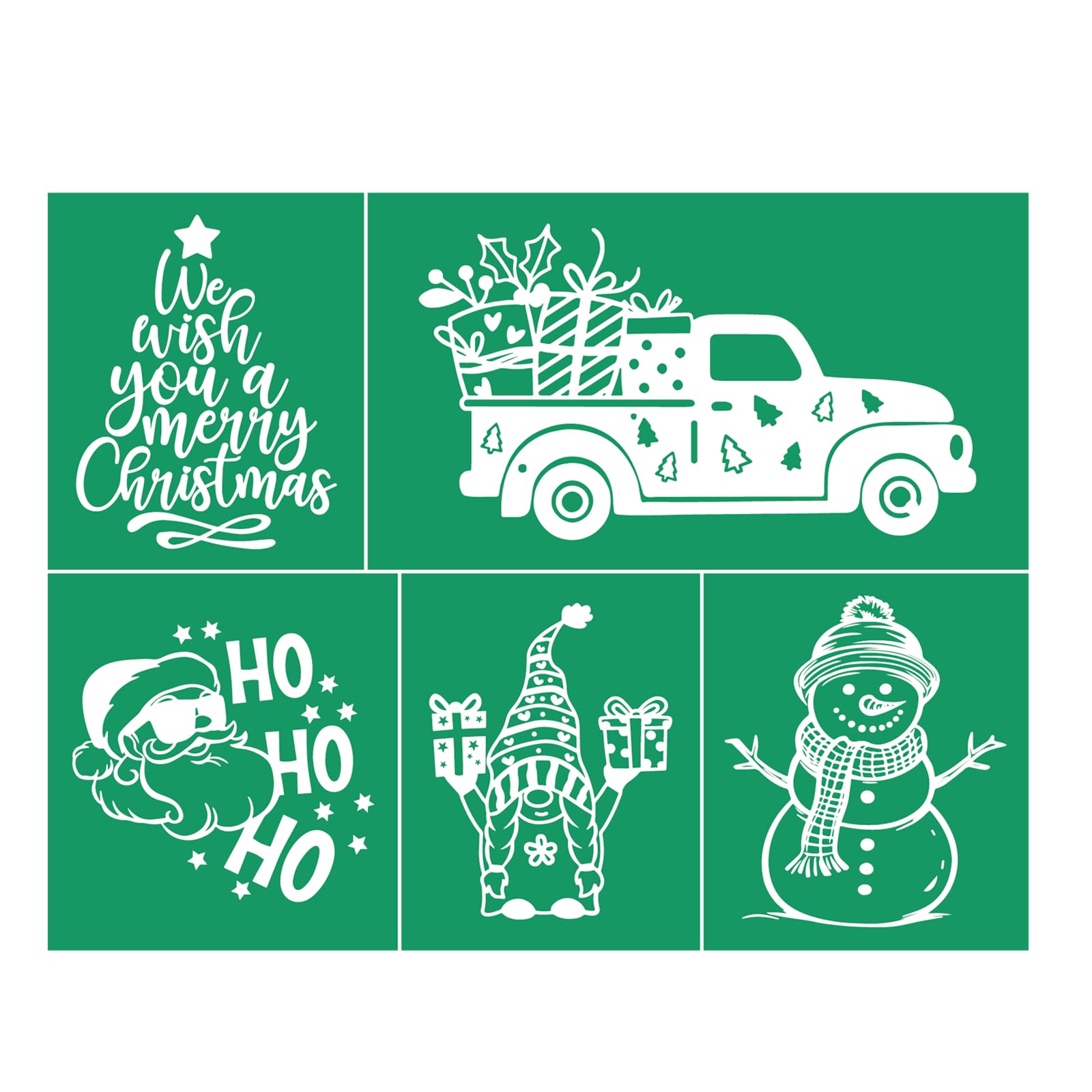Muñeco de nieve en plantillas de serigrafía para personalizar tu vajilla y manteles de Navidad