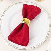 Vista 63 de Efavormart Juego de 25 Servilletas de Tela, Servilletas de Cena Blancas Sin Costuras de 20x20 Pulgadas, Servilletas de Mesa de Lino Lavables