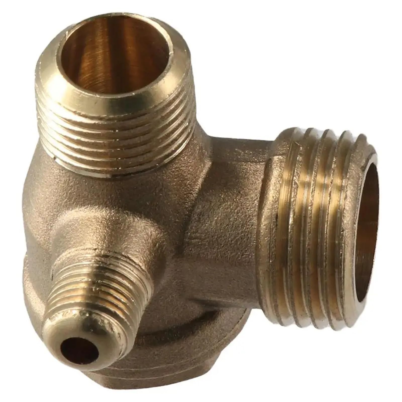 Clapet anti-retour en laiton 3 voies pour compresseur d'air central pneumatique G1/8 G3/8 G1/2