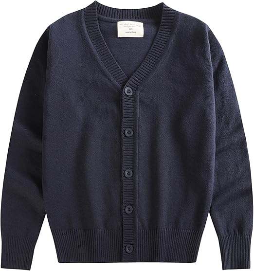 Yimutia Baby Strickjacke Aus 100% Baumwolle - Langarm Cardigan Für Frühling & Herbst