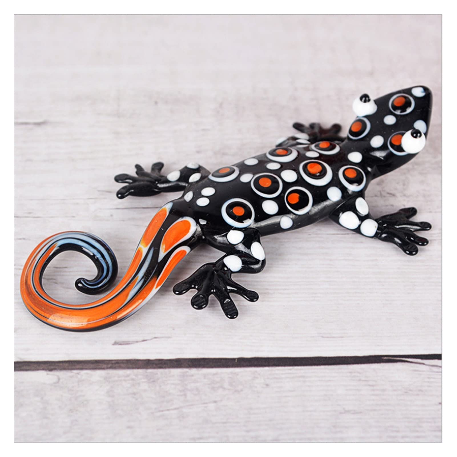 Handmade octopus House lizard Glass Blown Figurines Ornament Craft
