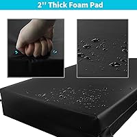 Vista 4 de PROGOAL Almohadilla redonda universal para bastones de baloncesto de 3 a 4 pulgadas, duradera, resistente a la intemperie, impermeable