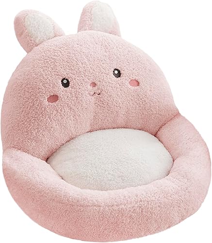 Lindo cojín para silla de juegos de caricaturas, suave y acogedor, cojín de asiento para silla, cojín de asiento cómodo de felpa para oficina,