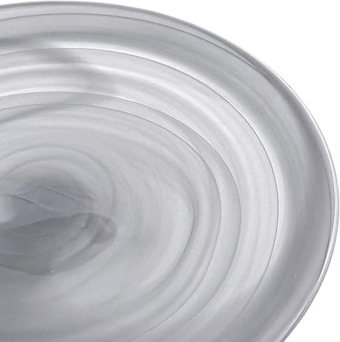 Miniatura 4 de Red Pomegranate NUAGE - Juego de 4 platos llanos de 11 pulgadas, color grafito