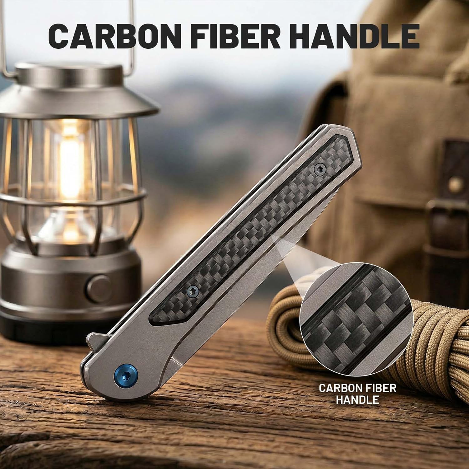 Folding Pocket Knife for Men, 3.2" Stainless Steel Blade with Pocket Clip, EDC Sharp Knife for Camping Survival Hiking, Stocking Stuffers Gifts for Men Women Husband