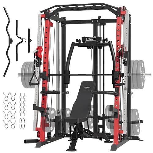 SPART Workout Station Angled Smith Machine product photo (Strength Machines) — ScooterReviewPro review