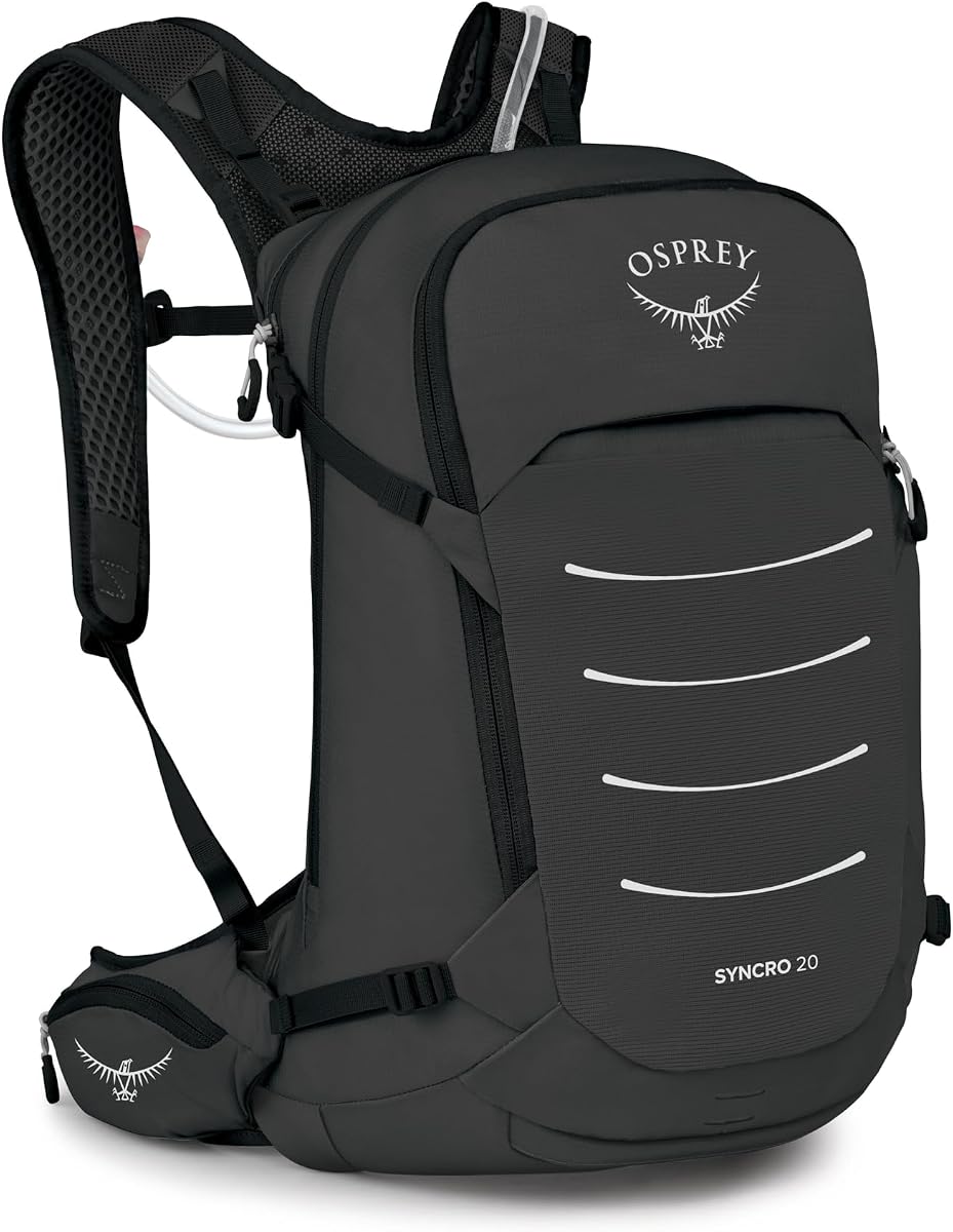 Osprey Syncro Mochila de senderismo para hombre con depósito hidráulico - Mochila de hidratación ligera para ciclismo de montaña