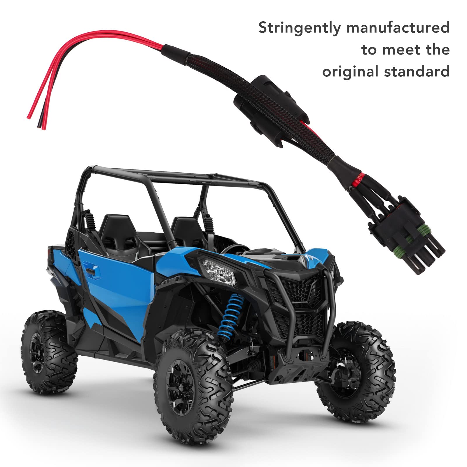 Taillight Wiązka Zasilania dla Can Am Maverick X3 Bicz Hamulca światło Tablicy Rejestracyjnej Wtyczka Zasilania Adapter do Wiązki Przewodów Wymiana Akcesoria UTV