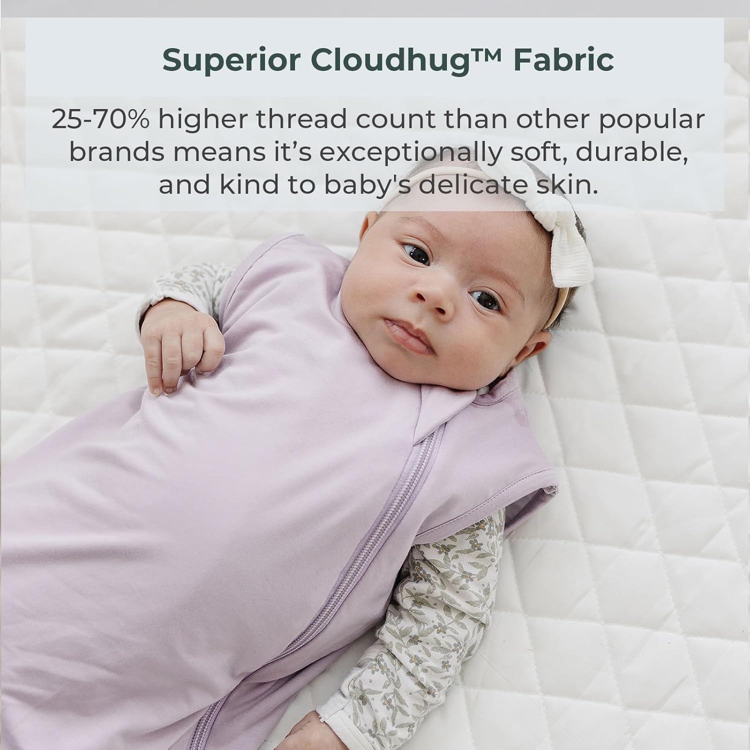 Sleep Sack 0.5 Tog - Rayon made from Bamboo Baby Sleeping Bag, Wearable Blanket, Unisex - Image 2