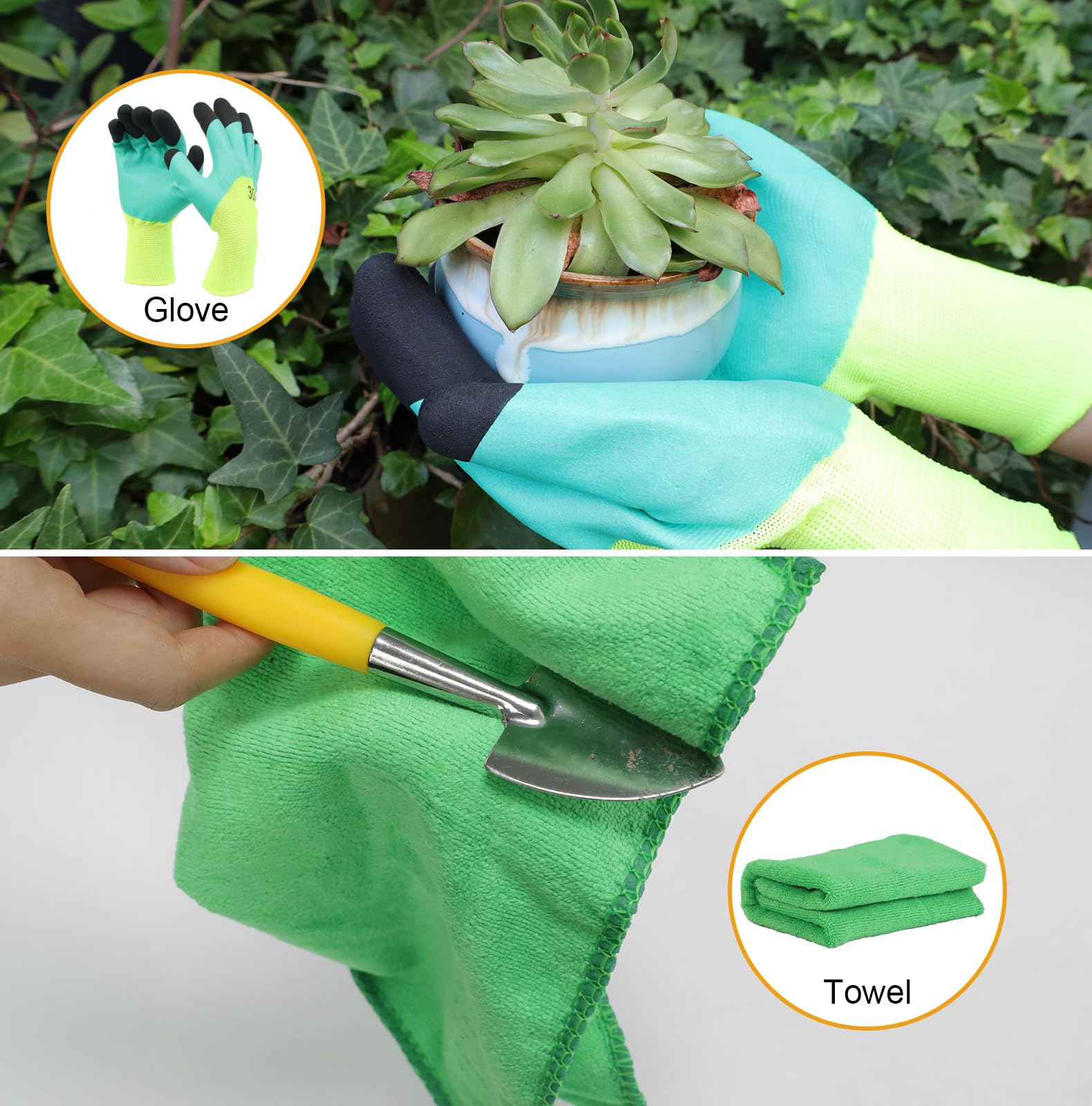 Kit Bonsai 25 Pièces Outils Bonsai, Kit De Jardinage, avec Fil De Ligature pour Les Bonsaïs, Ciseaux pour Bonsaï, Mini Râteau Et Pelle, Sécateurs De Jardin, Gants De Jardin