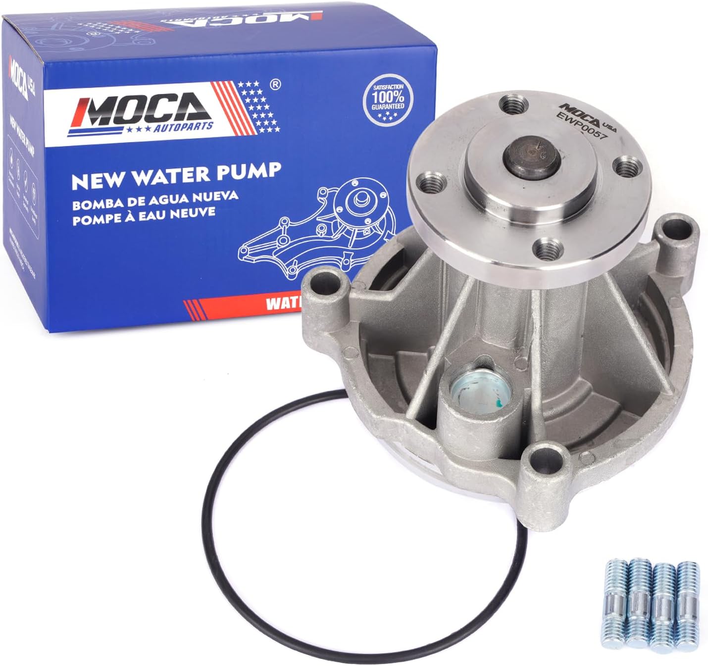 MOCA 125-1830 Engine Water Pump Gasket Kit Fit for Ford Crown Victoria 1998-2002, for Ford Mustang 1996-1999, 1998-2001 for Lincoln Town Car, 1994-1997 for Mercury Cougar