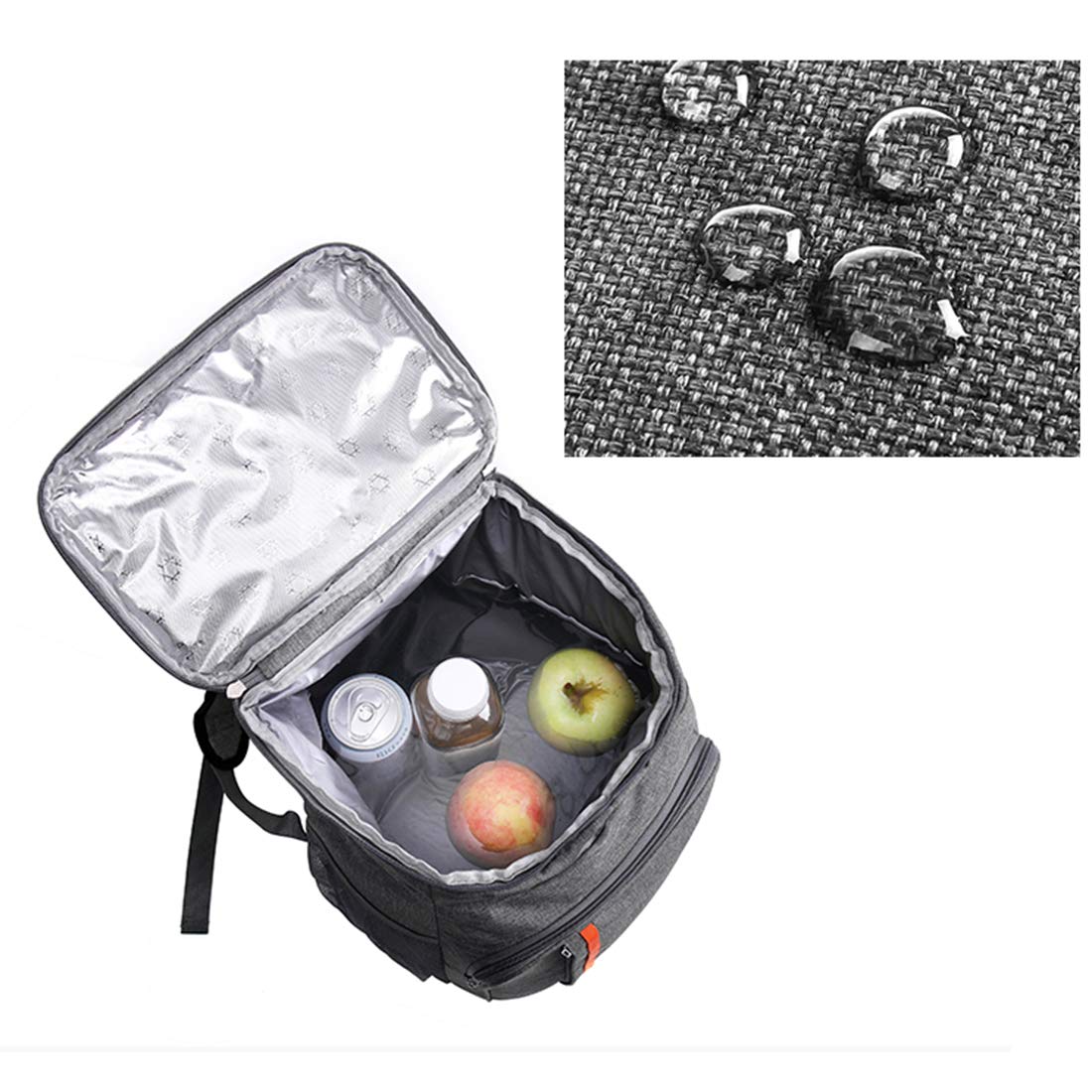 Sac Isotherme Repas 11L Motif Léopard - Imperméable, Pour Pique-nique, Travail, Randonnée Ou école