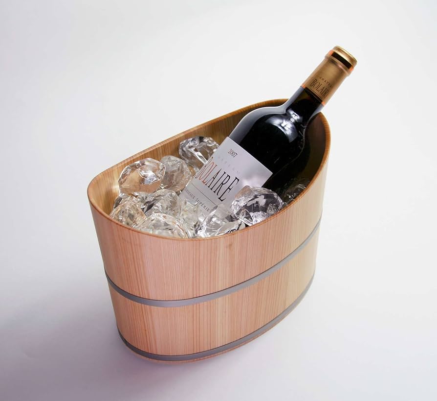 木の匠のワインクーラー　翔　日本酒クーラー　朱　全漆塗 木の匠のワインクーラー「翔」 内漆・朱