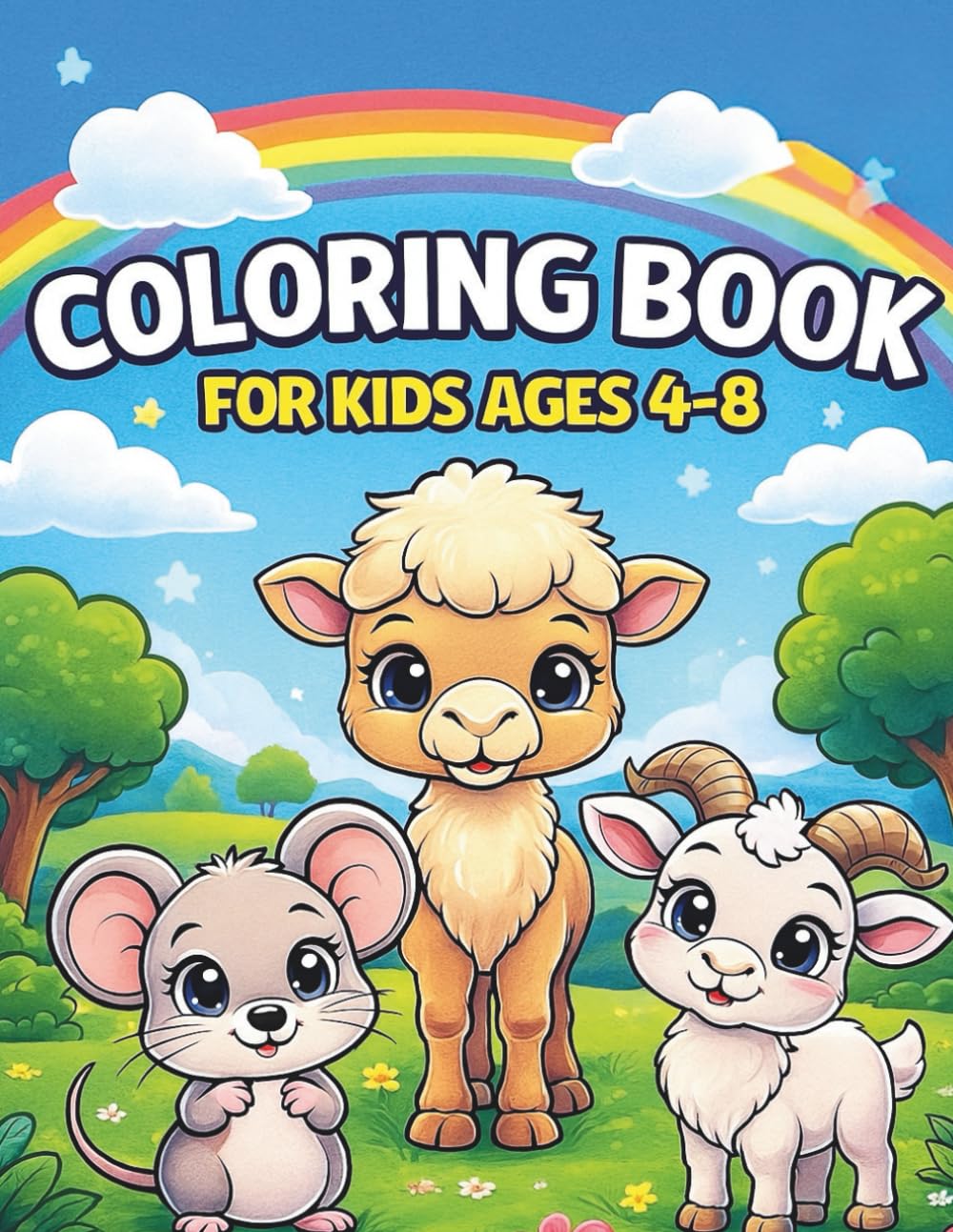 Coloring & Drawing Book For Kids: 30 Coloring Pages + Draw Your Own Pages for Creativity
