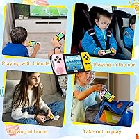Vista 7 de Handheld Games for Kids, 3.2" Handheld Game Console with 138 Retro Arcade Plug & Play TV Video Games, USB & AAA Powered, Birthday Gift Game Toy for