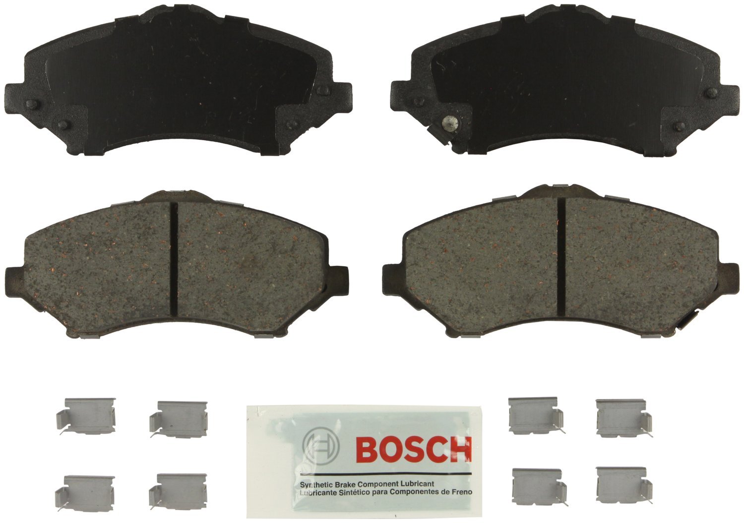 Bosch BE1324H Blue Disc Brake Pad Set with Hardware - FRONT — view 311
