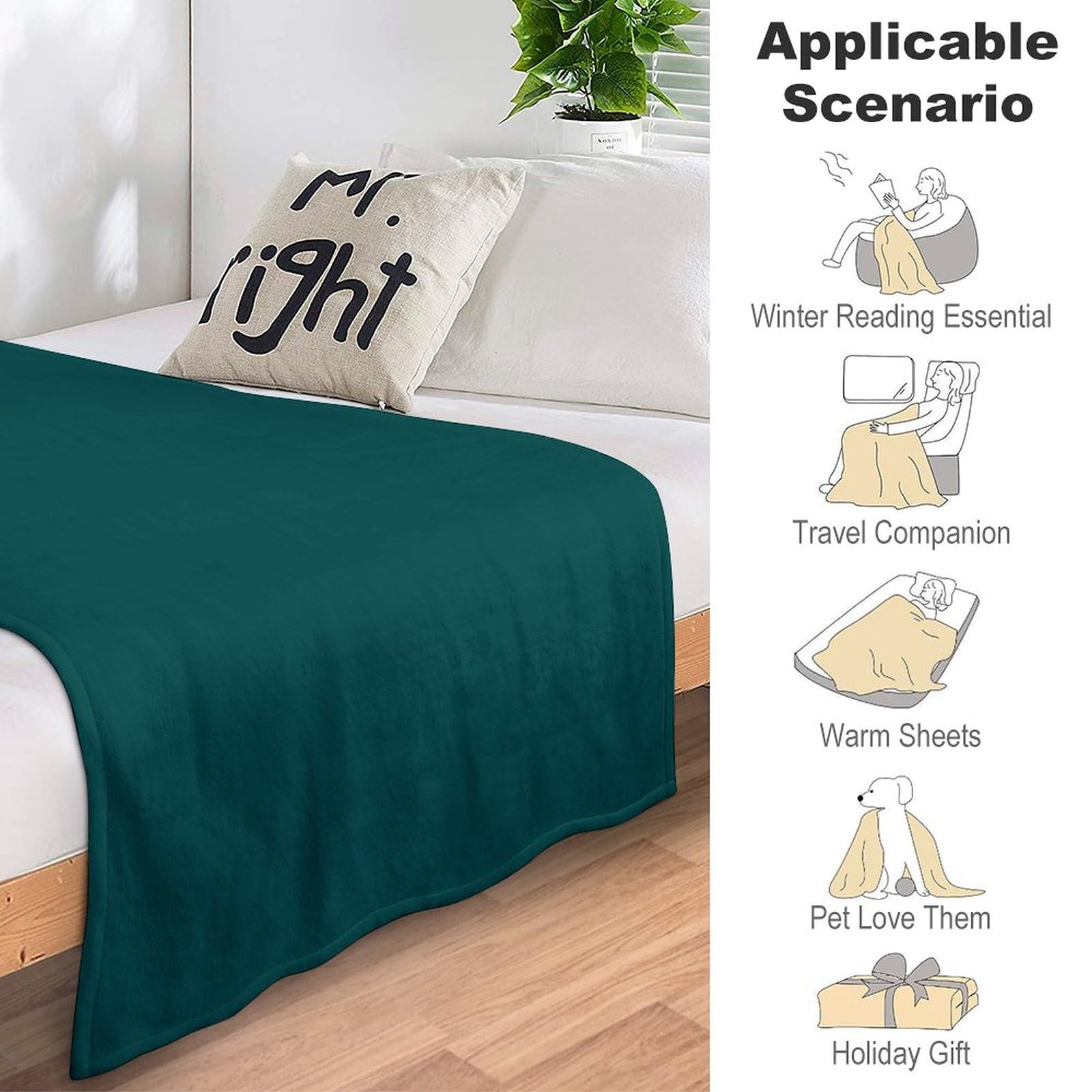 Coperta Pile Flanella Coperta Da Campeggio In Pile Flanella 127x152cm - Morbida E Calda Per