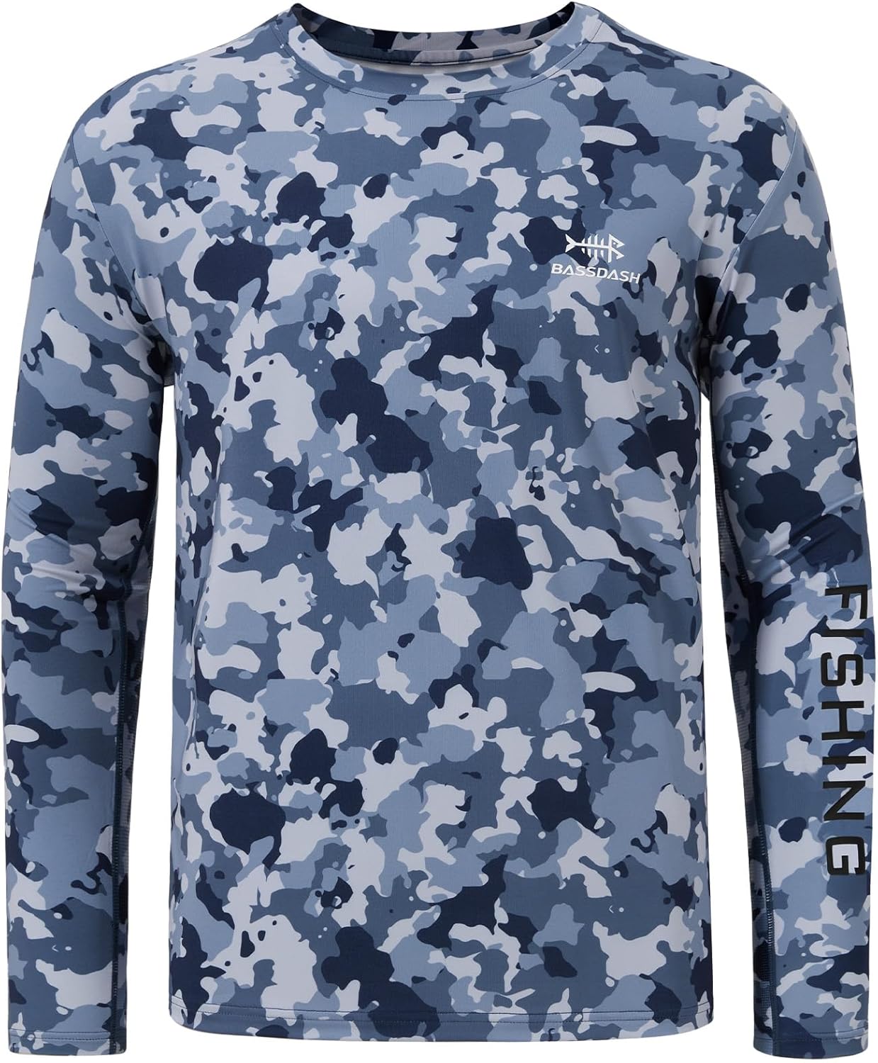 BASSDASH Men’s Camo Fishing Shirts UPF 50+ Long Sleeve Quick Dry Lightweight T-Shirts for Outdoor Hiking Kayaking FS37M - Image 5