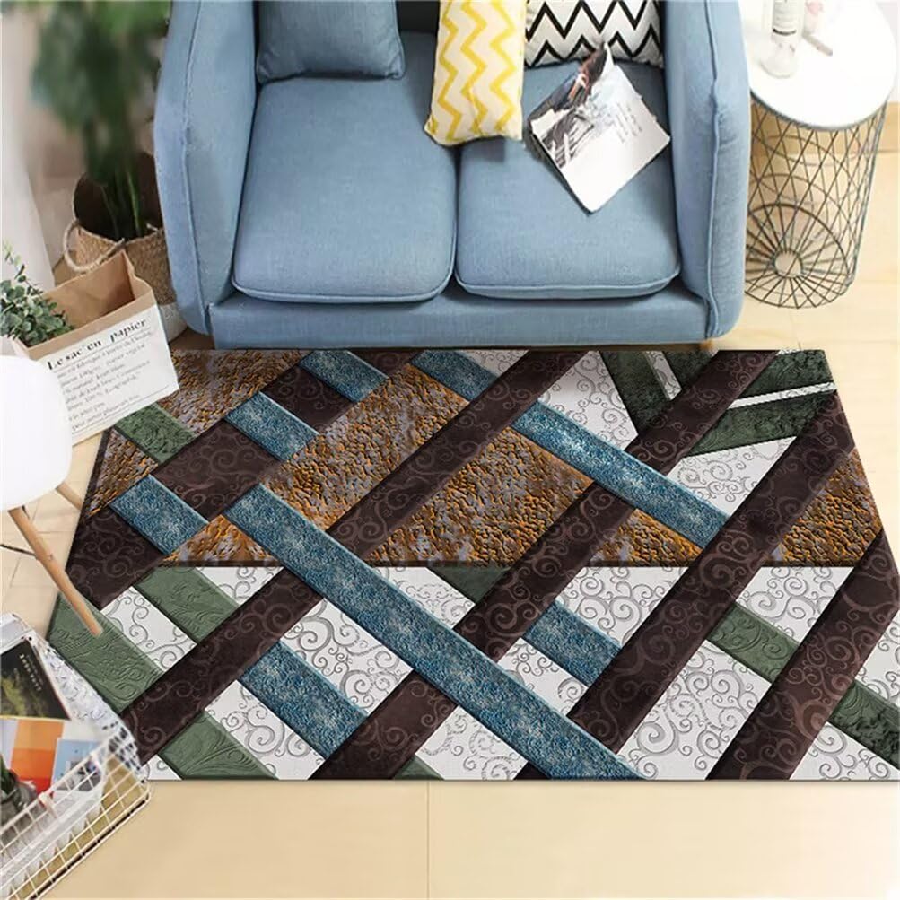 Tapis de couloir anti-taches et lavable pour entrée maison