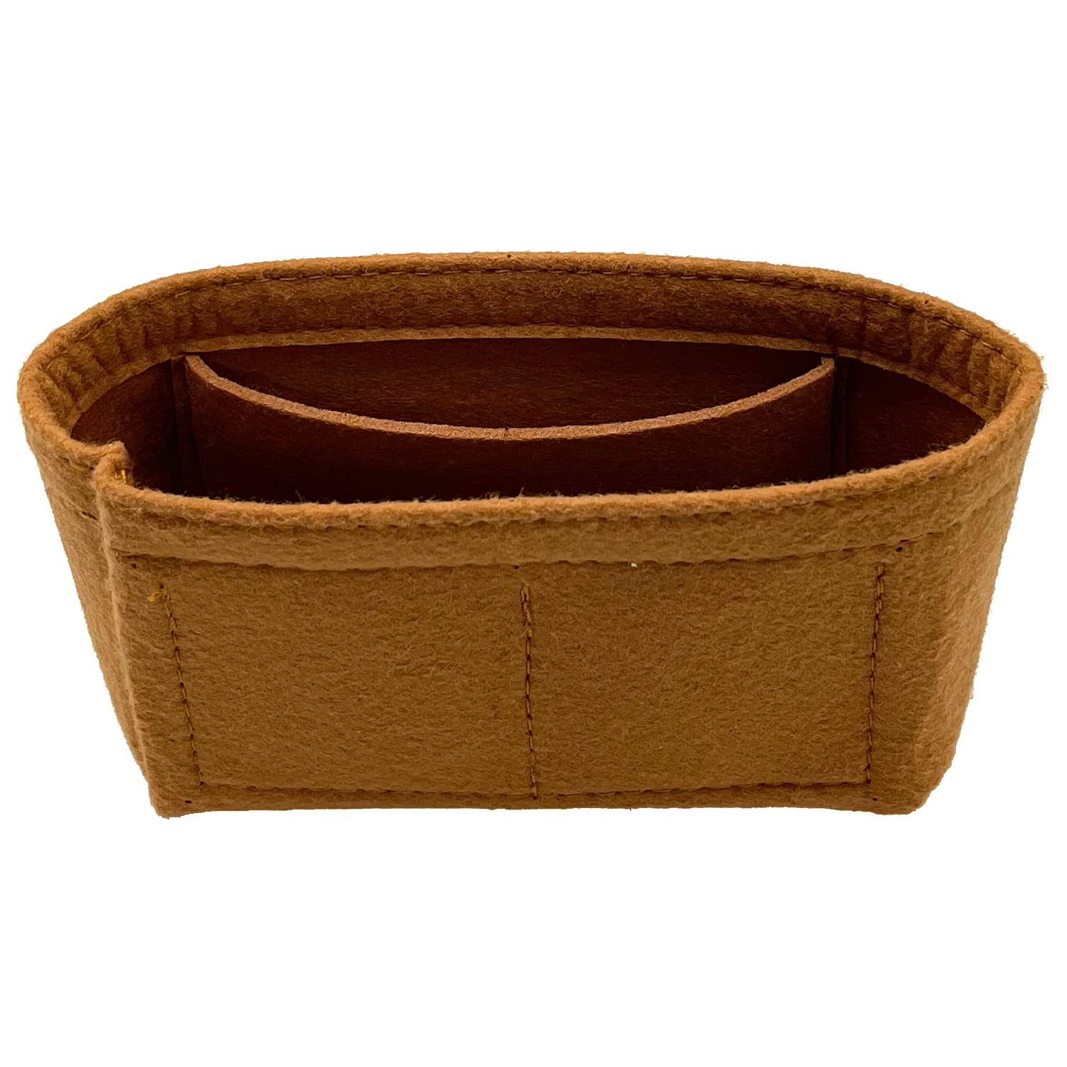 banbelnbanbeln Women Bag Organiser Organizer Insert for Backpack Tote Large Inner Bag In Bag (Brown)