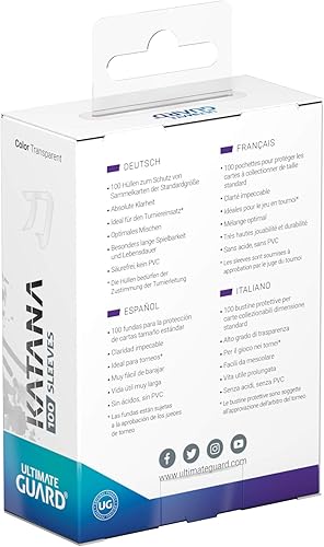 Miniatura 4 de Ultimate Guard Katana - Fundas tamaño estándar (100 piezas)