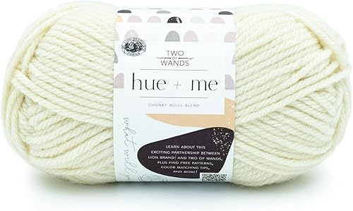 Vista 81 de Lion Brand Yarn, Hue + Me - Hilo grueso para tejer a ganchillo, tejer y manualidades, agave, paquete de 3
