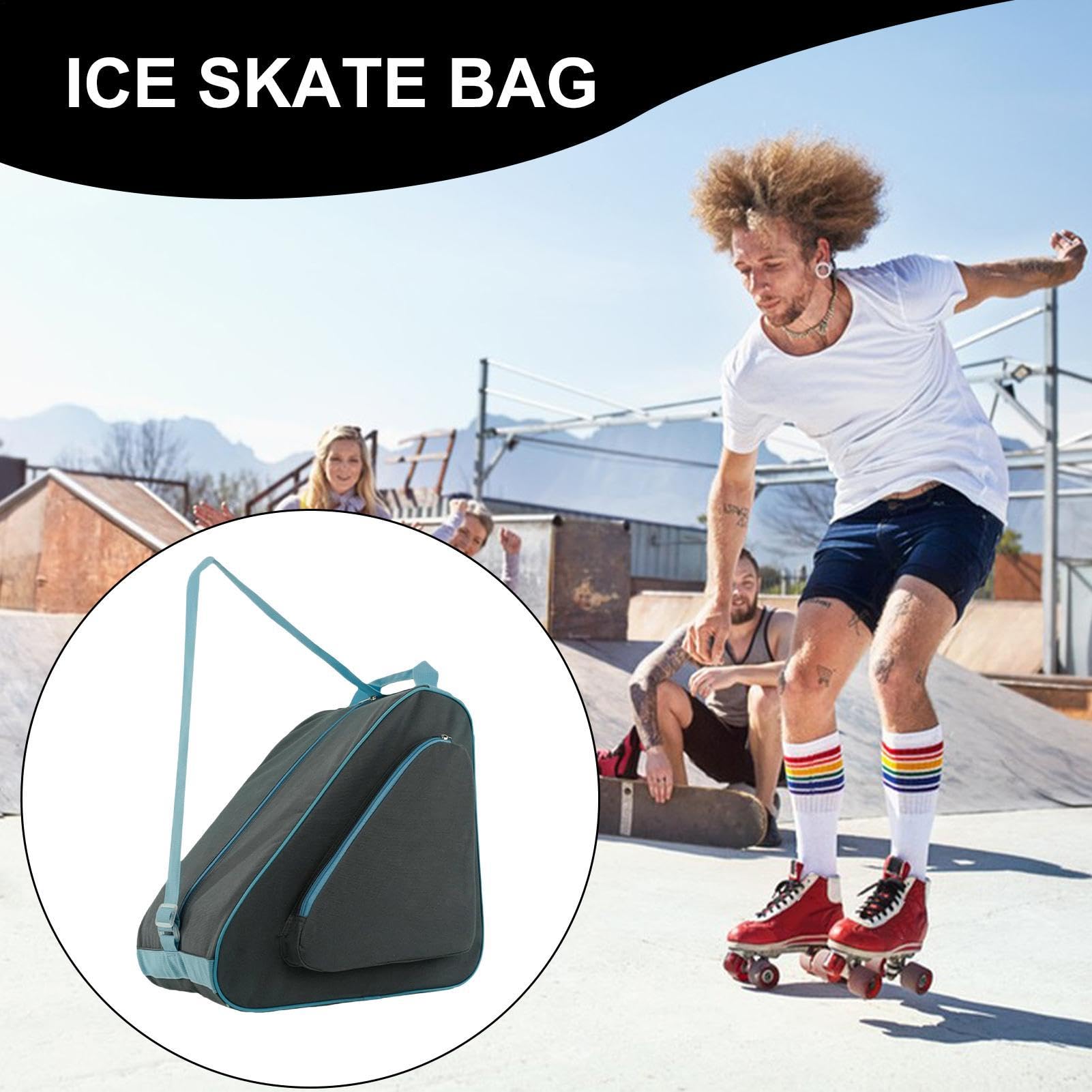 Rollschuh-Tasche – Rucksack mit verstellbaren Trägern, Rollschuh-Taschen für Mädchen, Quad-Stiefel-Pack für Skifahren, Ausrüstung, Reisen, Kinder, Damen, Herren, Jugendliche, Outdoor, Athletik