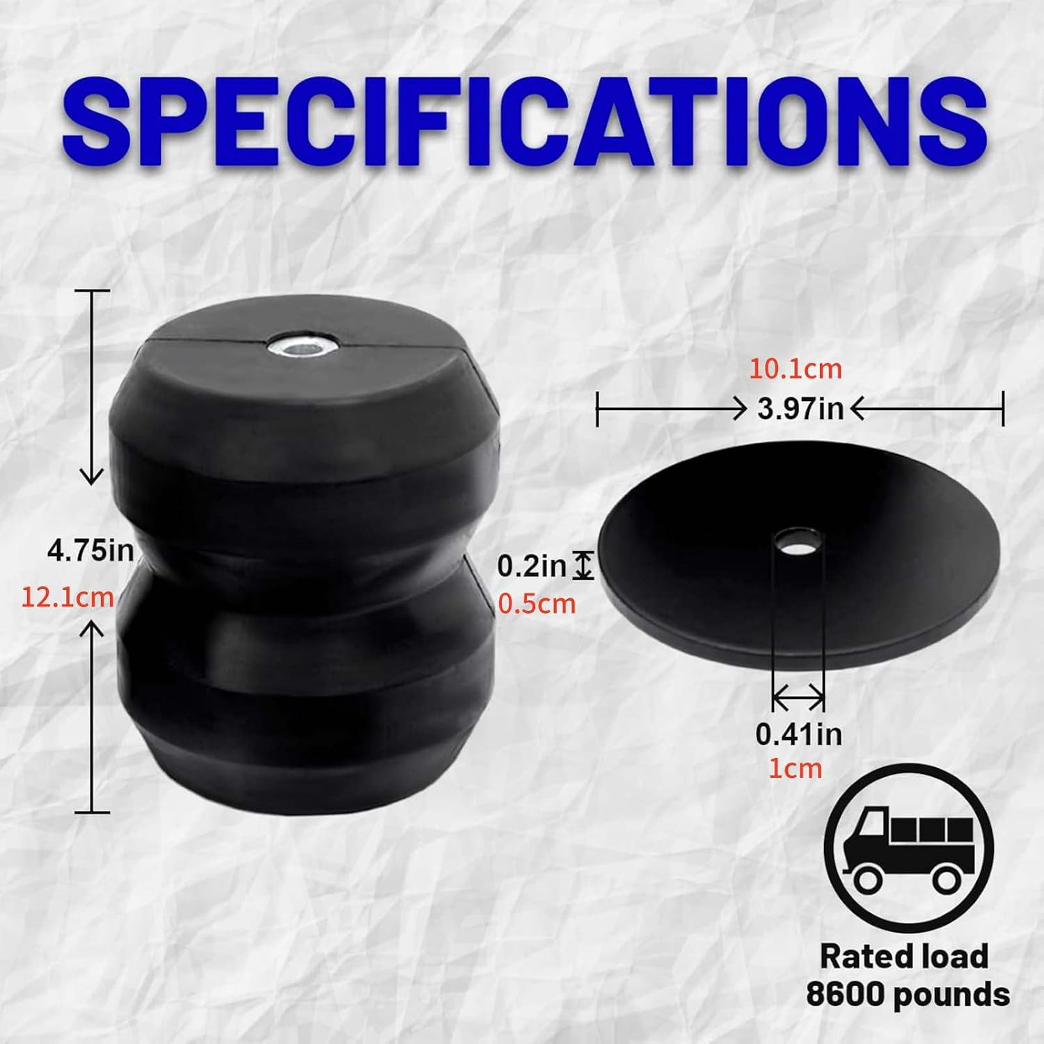 Car Rear Suspension Helper Spring Kit GMRCK15S for GMC Sierra 1500 1999-2021 Parts