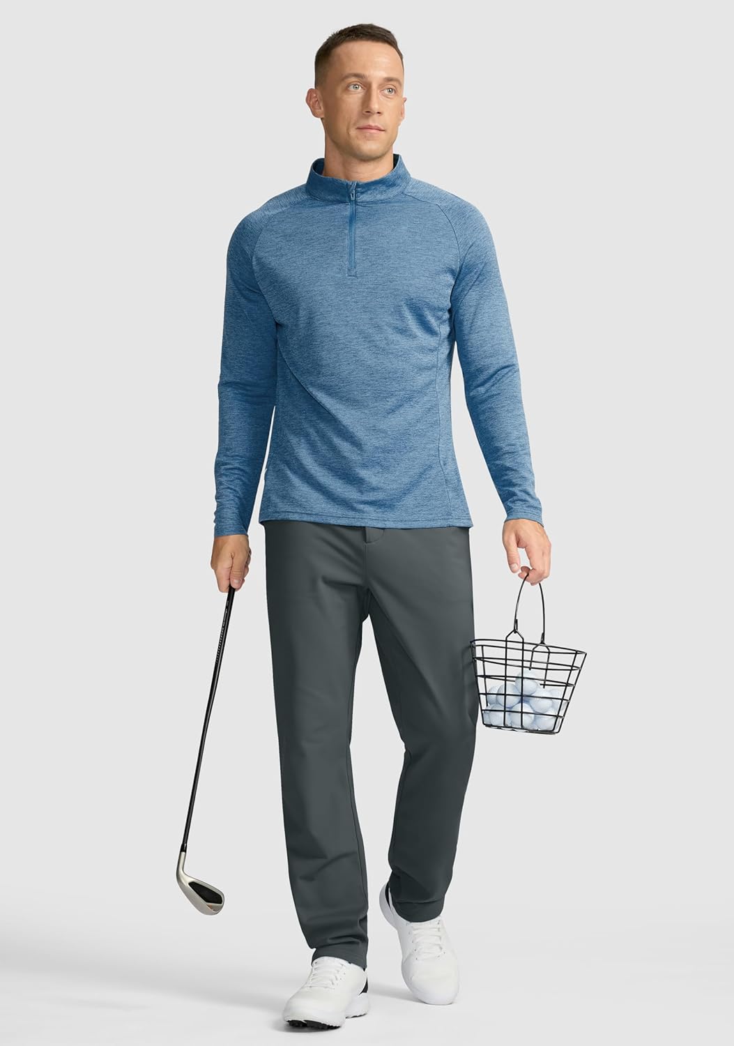 Soothfeel Men's Fleece Lined Pants 30"/32"/34" Golf Work Dress Pants Casual Insulated Warm Winter Trousers with Pockets - Image 6